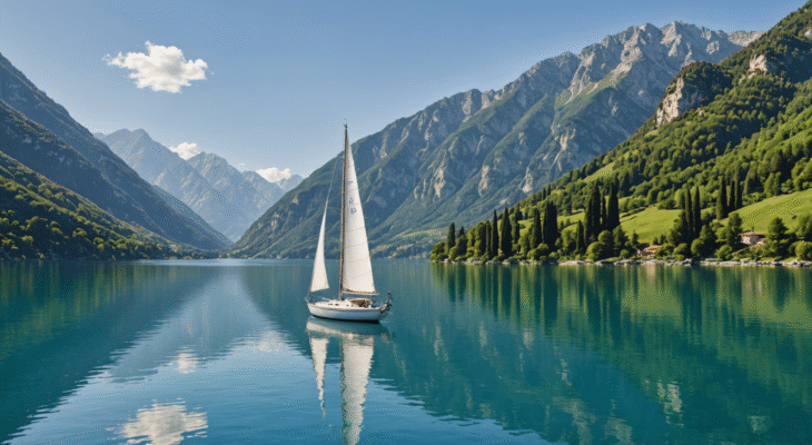 Navigation loisir et lacs accessibles en Italie
