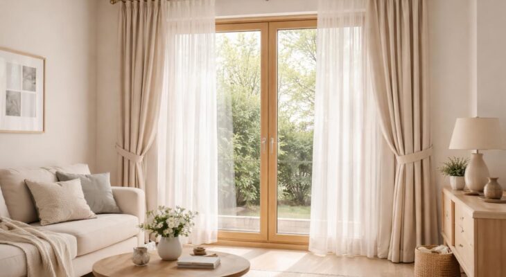 Choisir des voiles et rideaux élégants de chez Castorama ou Leroy Merlin pour habiller vos fenêtres rénovées