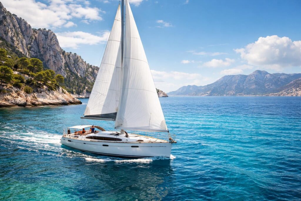 Naviguer en voilier depuis Marseille pour découvrir les Calanques et la Corse