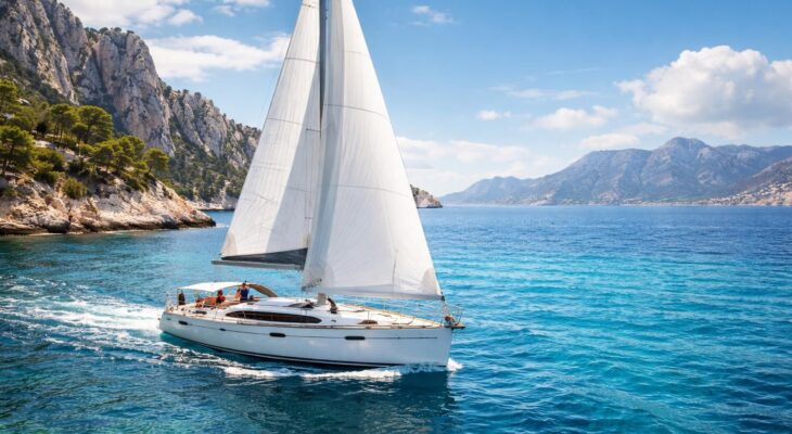 Naviguer en voilier depuis Marseille pour découvrir les Calanques et la Corse