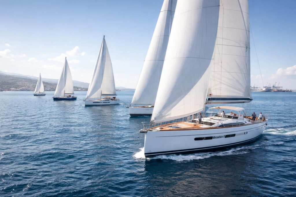 Naviguer vers des solutions pour entreprises maritimes avec des voiliers professionnels Beneteau